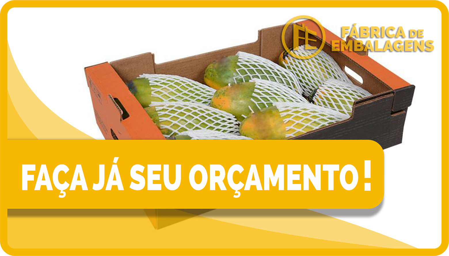 Caixa de Papelão para Mamão