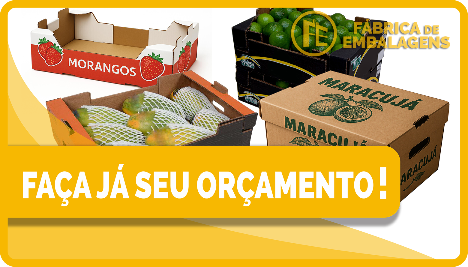 Caixa de Papelão para Frutas