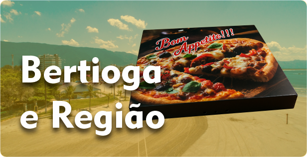 Caixa de Pizza Quadrada em Bertioga