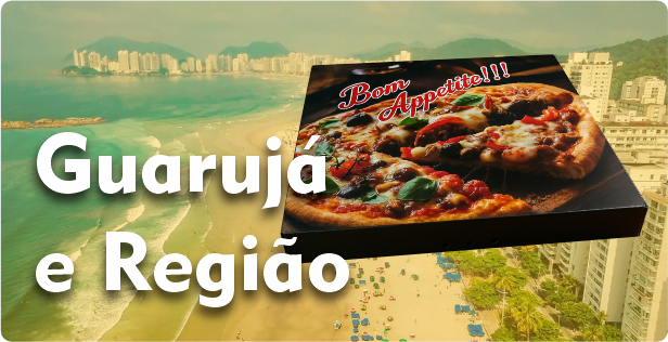 Caixa de Pizza Quadrada em Guarujá