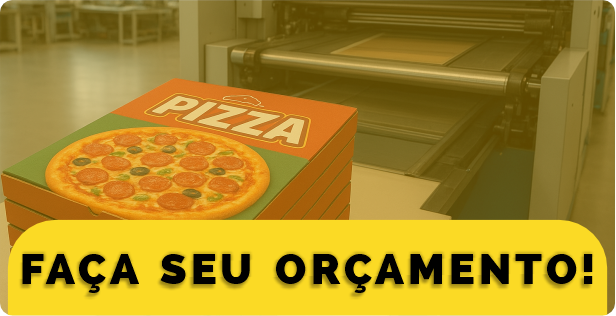 Caixa de Pizza Metalizada