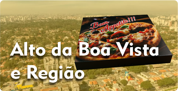 Caixa de Pizza Quadrada em Alto da Boa Vista