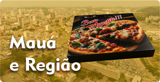 Caixa de Pizza Quadrada em Mauá