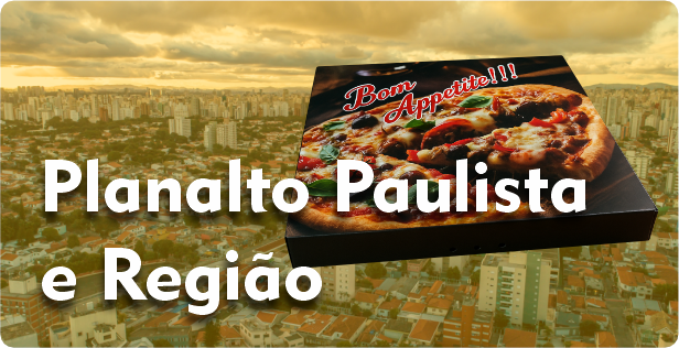 Caixa de Pizza Quadrada em Planalto Paulista