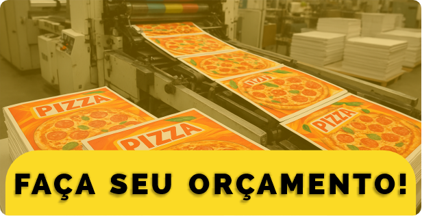 Caixa de Pizza com Alumínio