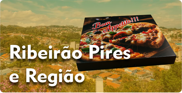 Caixa de Pizza Quadrada em Ribeirão Pires