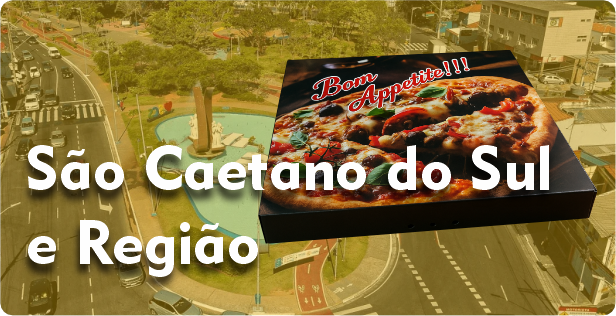 Caixa de Pizza Quadrada em São Caetano do Sul