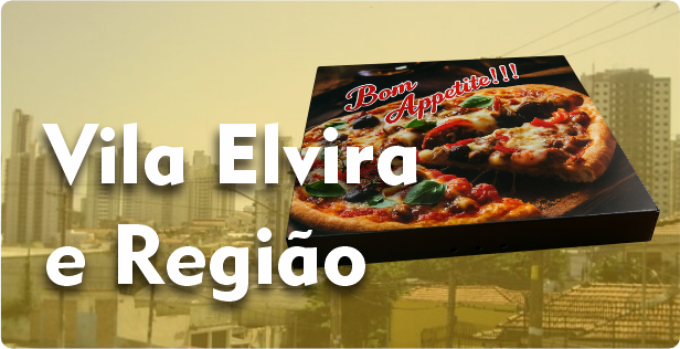 Caixa de Pizza Quadrada em Vila Elvira