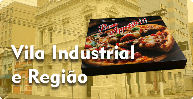 Caixa de Pizza Quadrada em Vila Industrial