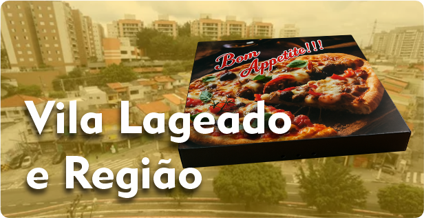 Caixa de Pizza Quadrada em Vila Lageado