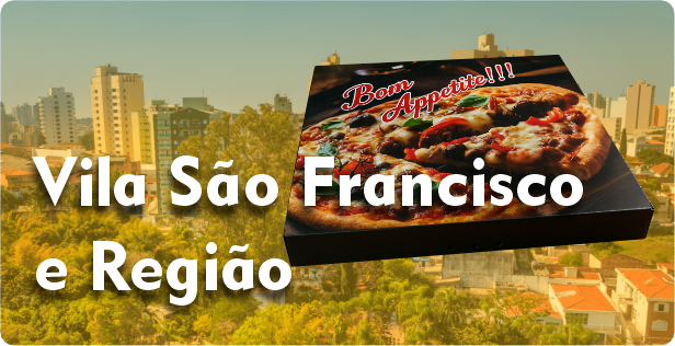 Caixa de Pizza Quadrada em Vila São Francisco