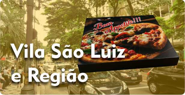 Caixa de Pizza Quadrada em Vila São Luiz