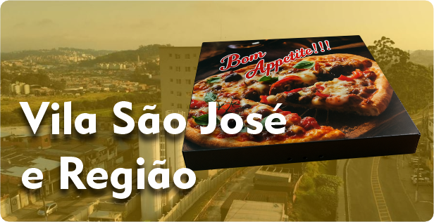 Caixa de Pizza Quadrada na Vila São José