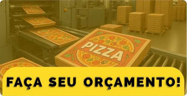 Caixa de Pizza Laminada Personalizada