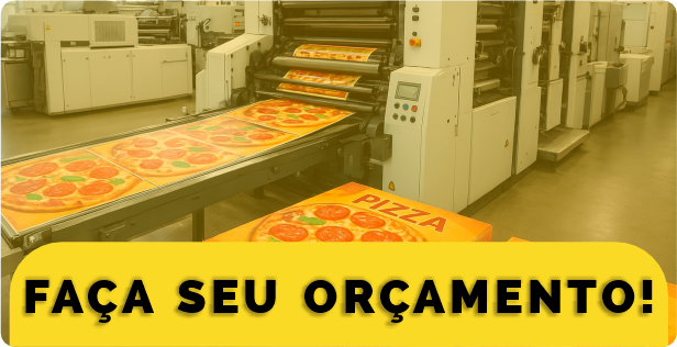 Embalagem de Pizza Personalizada