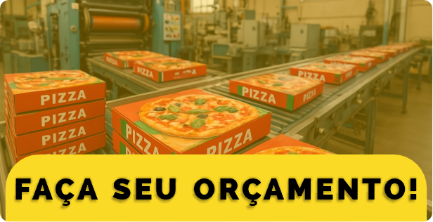 Embalagem para Pizza com Fundo Laminado