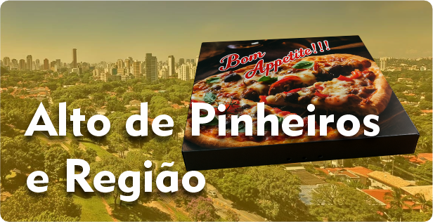 Caixa de Pizza Quadrada em Alto de Pinheiros