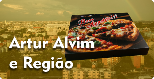 Caixa de Pizza Quadrada em Artur Alvim