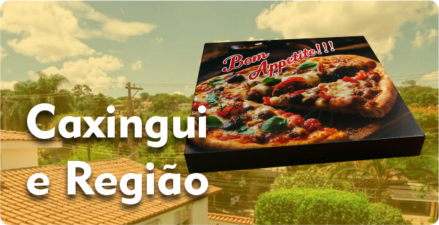 Caixa de Pizza Quadrada em Caxingui