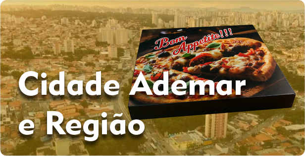 Caixa de Pizza Quadrada em Cidade Ademar