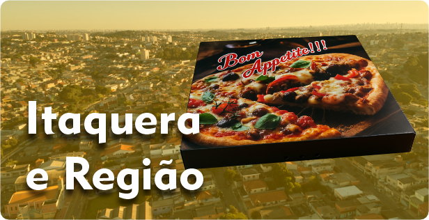 Caixa de Pizza Quadrada em Itaquera