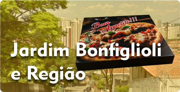 Caixa de Pizza Quadrada em Jardim Bonfiglioli