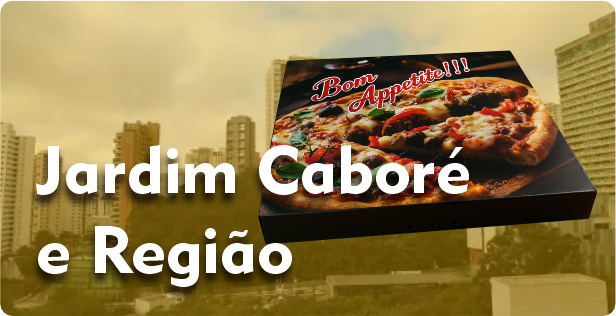 Caixa de Pizza Quadrada em Jardim Caboré