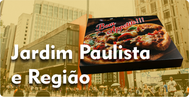 Caixa de Pizza Quadrada em Jardim Paulista