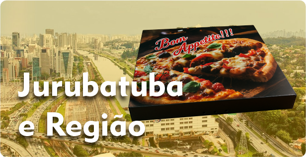 Caixa de Pizza Quadrada em Jurubatuba