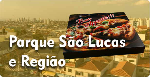 Caixa de Pizza Quadrada em Parque São Lucas