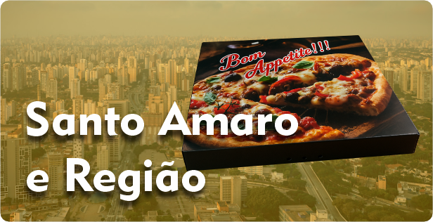 Caixa de Pizza Quadrada em Santo Amaro