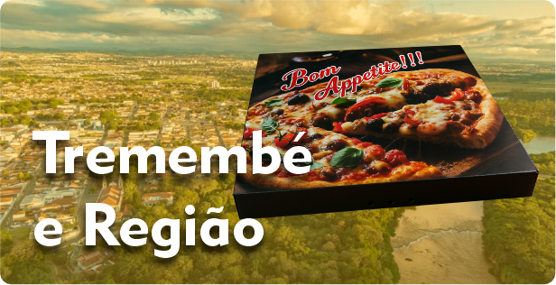 Caixa de Pizza Quadrada em Tremembé