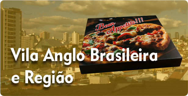 Caixa de Pizza Quadrada em Vila Anglo Brasileira