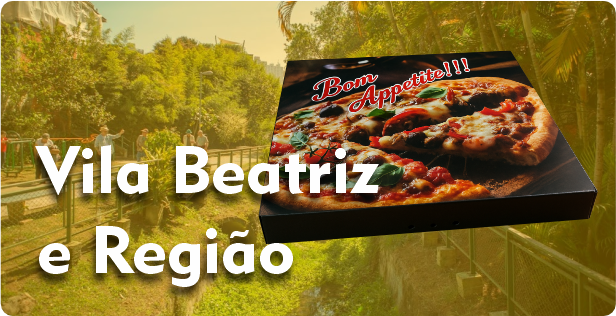 Caixa de Pizza Quadrada em Vila Beatriz