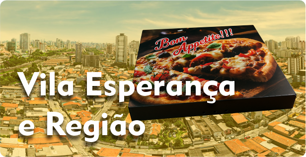 Caixa de Pizza Quadrada em Vila Esperança
