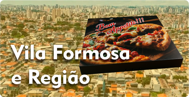 Caixa de Pizza Quadrada em Vila Formosa