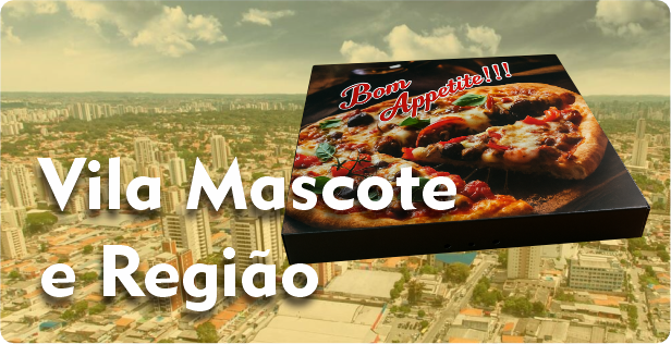 Caixa de Pizza Quadrada em Vila Mascote