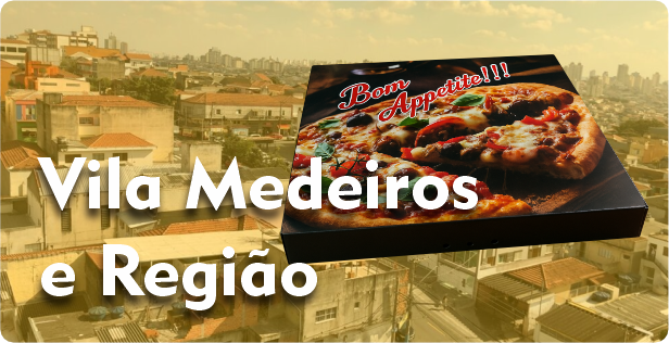 Caixa de Pizza Quadrada em Vila Medeiros