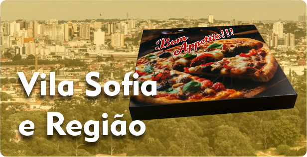 Caixa de Pizza Quadrada em Vila Sofia