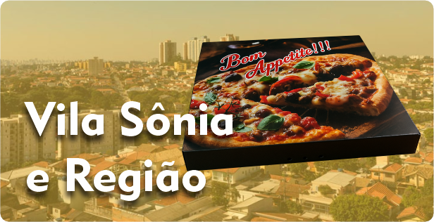 Caixa de Pizza Quadrada em Vila Sônia