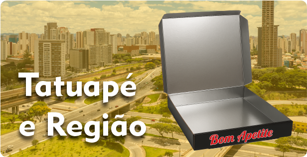 Caixa de Pizza Laminada no Tatuapé