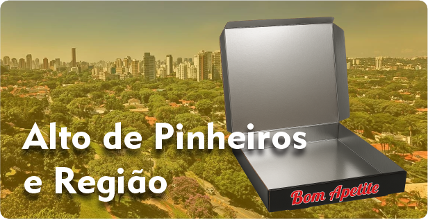 Caixa de Pizza Laminada em Alto de Pinheiros
