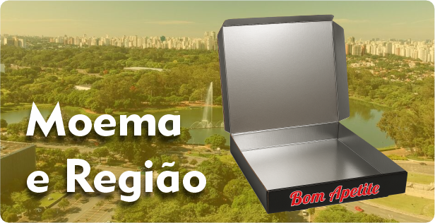 Caixa de Pizza Laminada em Moema