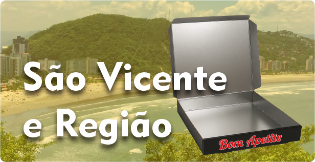 Caixa de Pizza Laminada em São Vicente