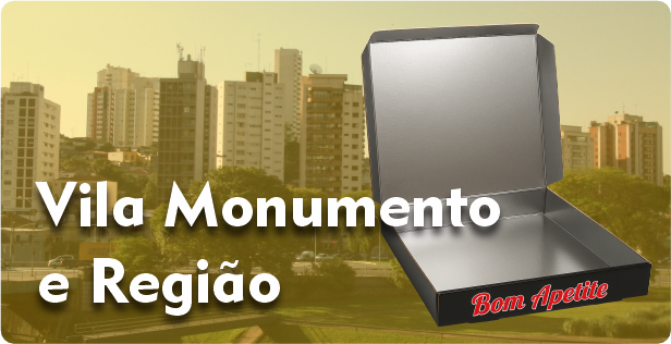 Caixa de Pizza Laminada em Vila Monumento