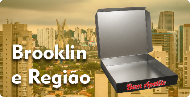 Caixa de Pizza Laminada no Brooklin