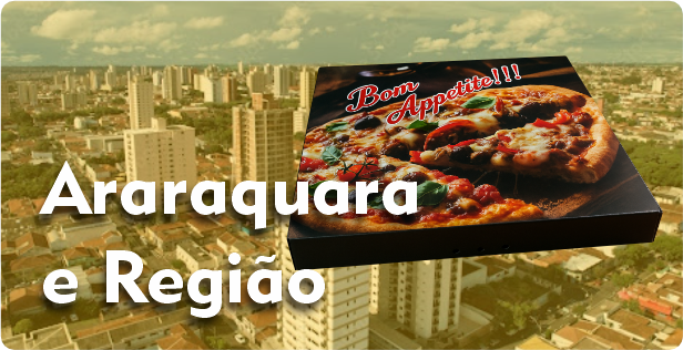 Caixa de Pizza Quadrada em Araraquara