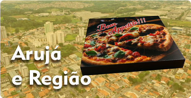 Caixa de Pizza Quadrada em Arujá