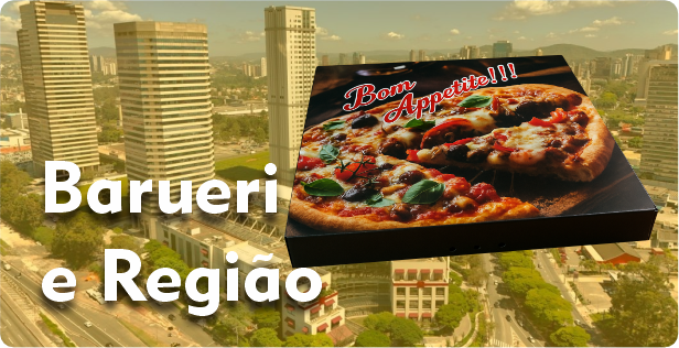 Caixa de Pizza Quadrada em Barueri