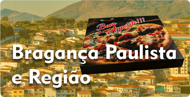 Caixa de Pizza Quadrada em Bragança Paulista